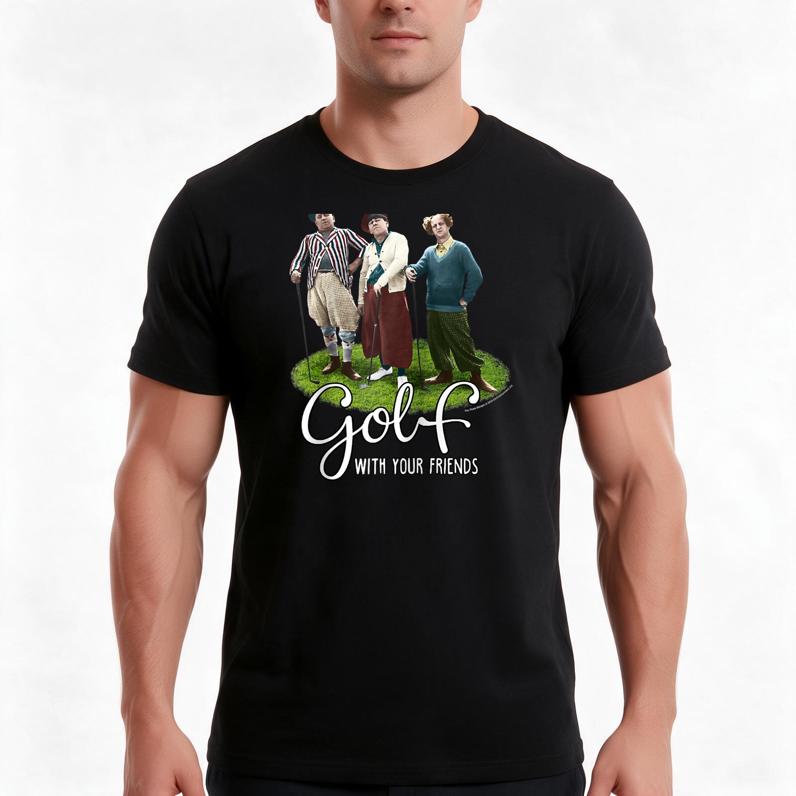 Golf Tees - Camiseta de béisbol con diseño de